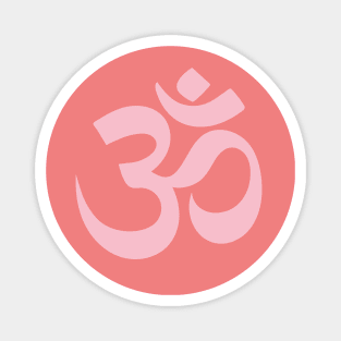 Pink Aum Magnet